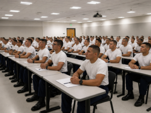 Advogado Israel Mattozo explicando as estratégias jurídicas sobre o afastamento para curso de formação em concursos.