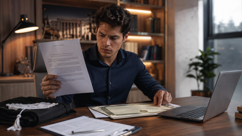 Antecipação da colação de grau: como provar a oportunidade de emprego para adiantar o diploma na justiça.